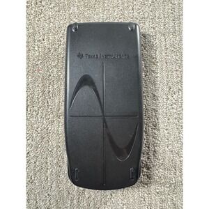 Texas Instruments TI 83 Plus Graphing Calculator Black With Cover TESTED WORKS